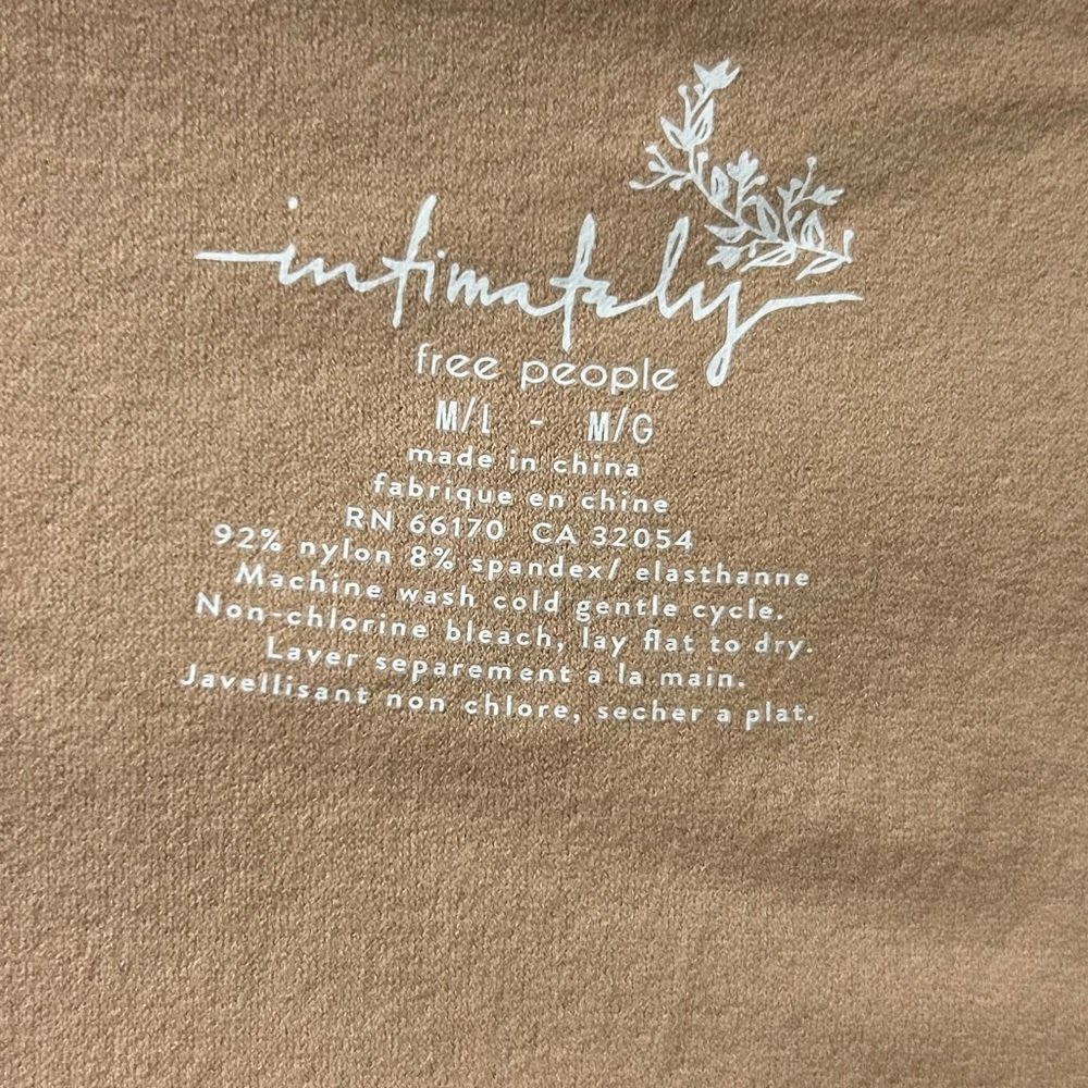 Free People intimately Clean Lines Baby Tee in Tuscany - Picture 5 of 6